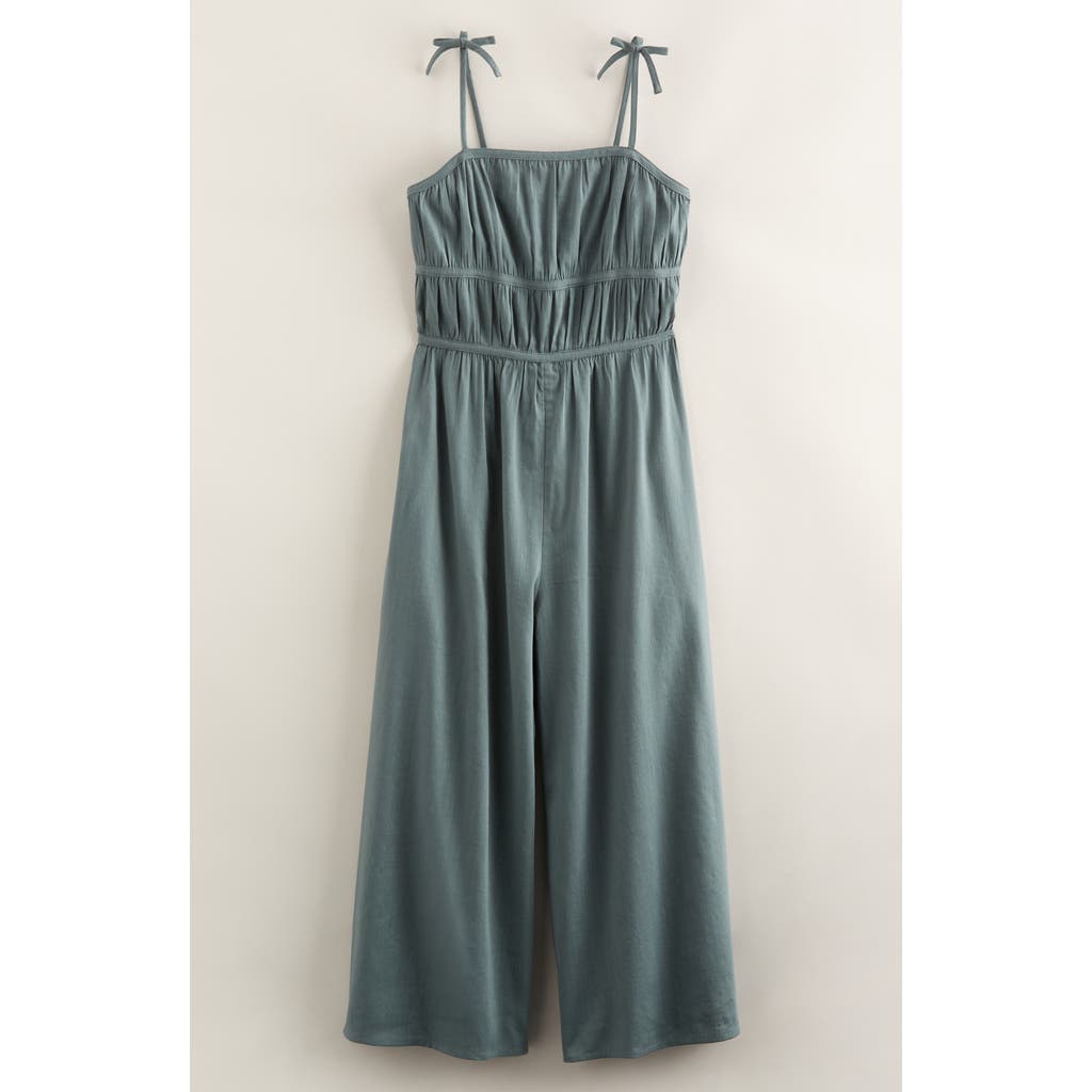 Treasure & Bond Treasure & Bond Kids' Bow Strap Jumpsuit