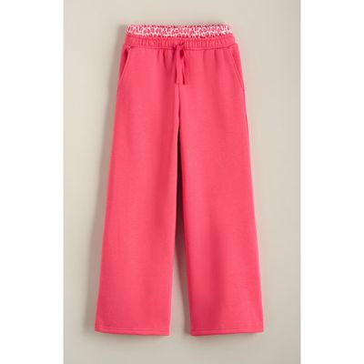Treasure & Bond Treasure & Bond Kids' Mixed Waist Wide Leg Fleece Pants