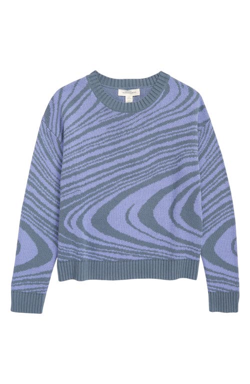 Treasure & Bond Treasure & Bond Kids' Pattern Pop Cotton Blend Sweater