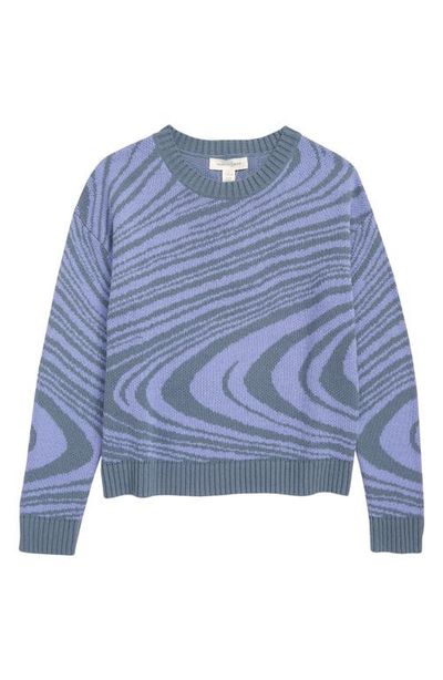 Treasure & Bond Treasure & Bond Kids' Pattern Pop Cotton Blend Sweater