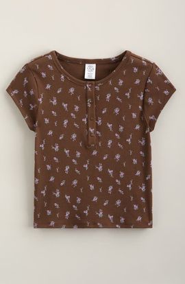 Treasure & Bond Treasure & Bond Kids' Snap Henley T-Shirt