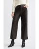 Treasure & Bond Treasure & Bond Leather Crop Wide Leg Pants - 1