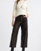 Treasure & Bond Treasure & Bond Leather Crop Wide Leg Pants - 2