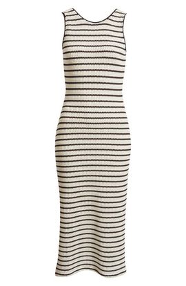 Treasure & Bond Treasure & Bond Stripe Knit Midi Tank Dress
