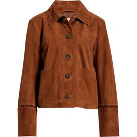 Treasure & Bond Treasure & Bond Suede Swing Jacket
