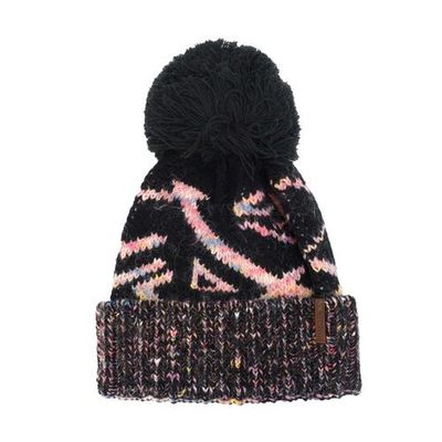 Trespass Trespass Diandra Colour Block Knitted Pom Pom Beanie
