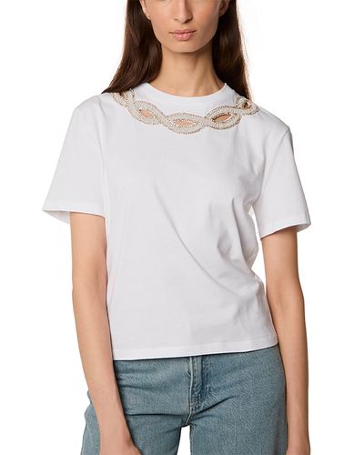 Tresse TRESSE Tobi Rhinestone Trim Tee