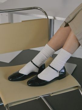 treten Ankle Strap Flat Shoes_5 colours
