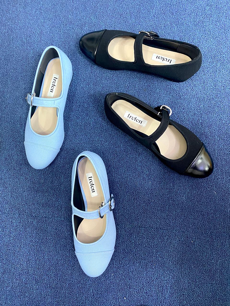 treten Cotton Maryjane Flats