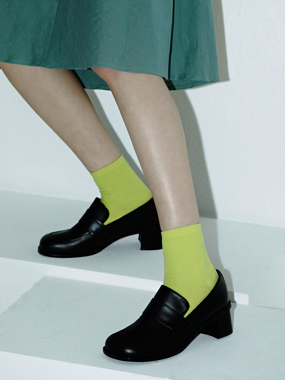 treten Heeled Penny Loafers