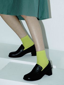 treten Heeled Penny Loafers
