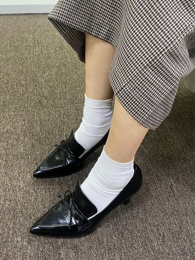 treten Race-up Ribbon Pumps