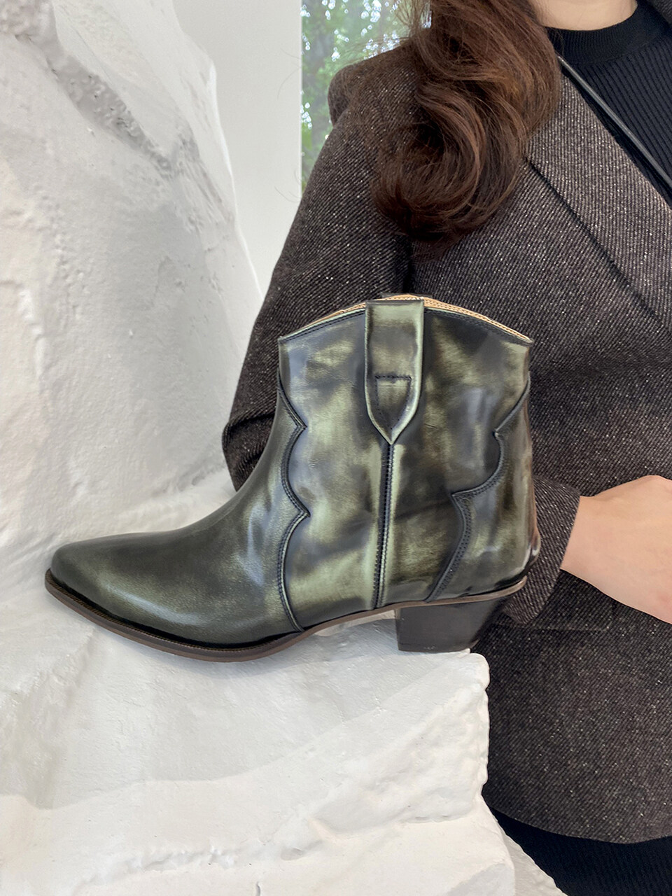 treten Western Ankle Boots
