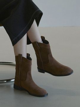 treten Western Ankle Boots_Brown