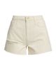 Triarchy Women's Frayed Cotton Shorts - 1