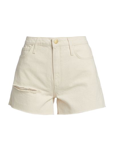 Triarchy Women's Frayed Cotton Shorts