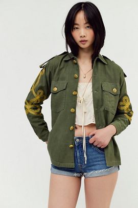 Tricia Fix Tricia Fix Embroidered Military Jacket