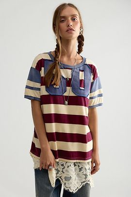 Tricia Fix Tricia Fix Retro Baseball Tee