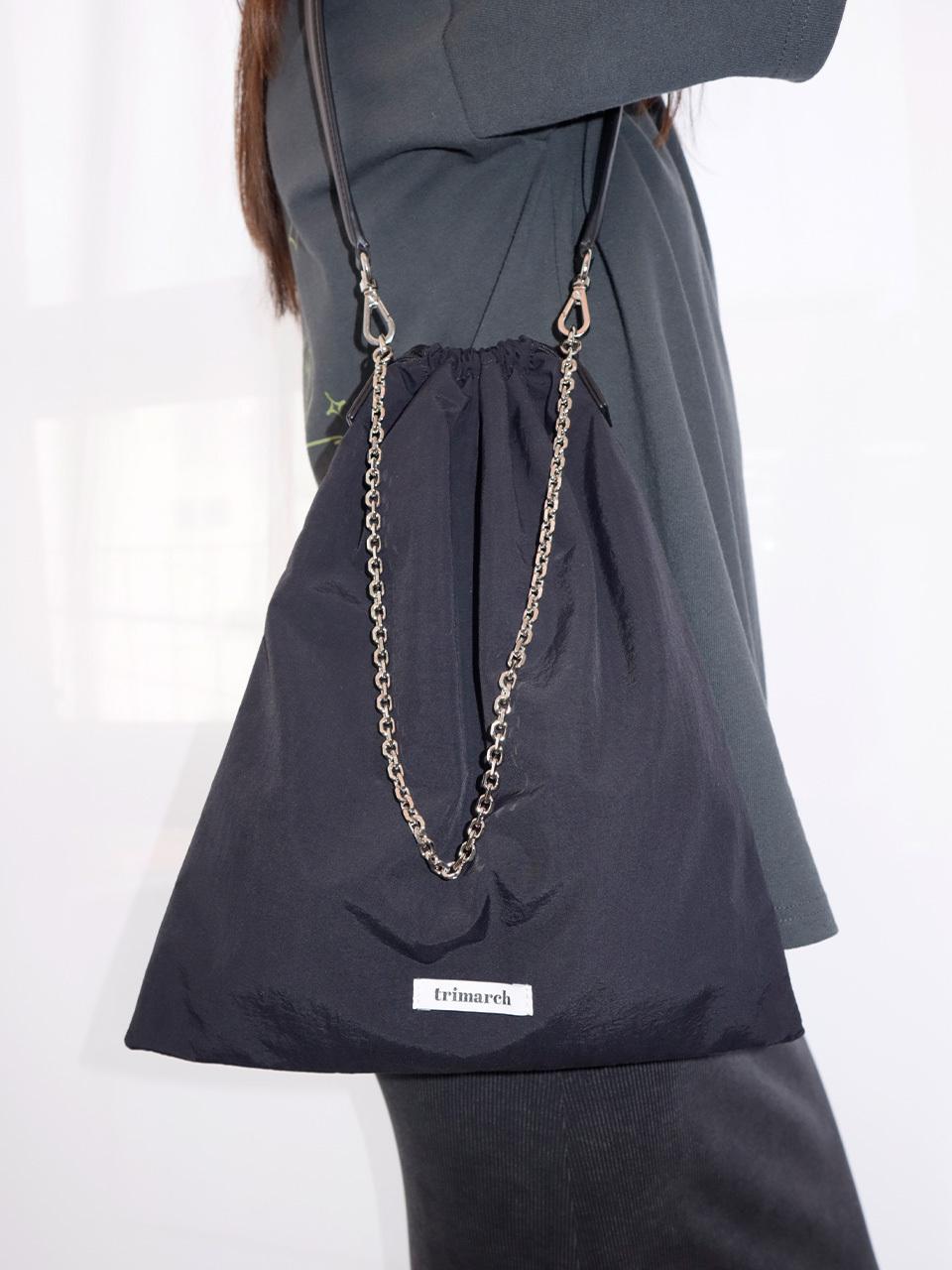 trimarch Tri Easy Fabric Shoulder Bag [Black]