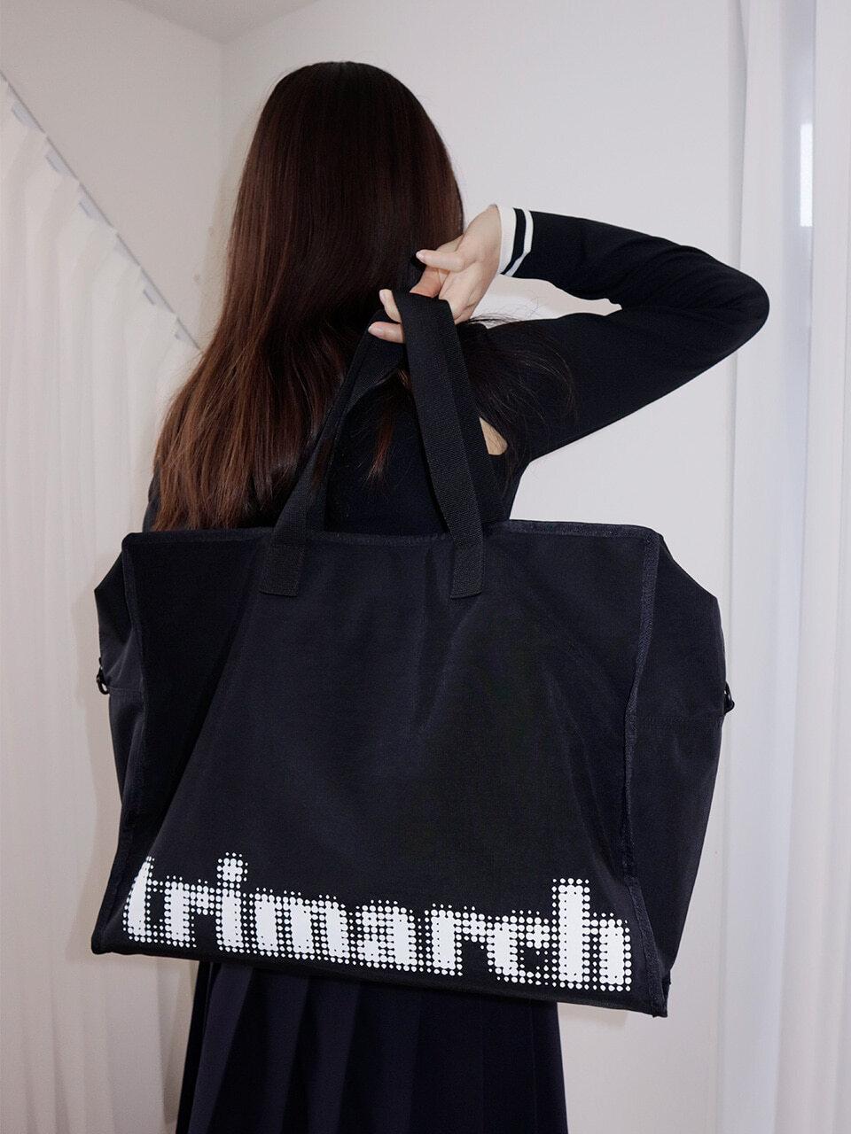 trimarch Tri Nylon Travel Boston L Bag [Black]