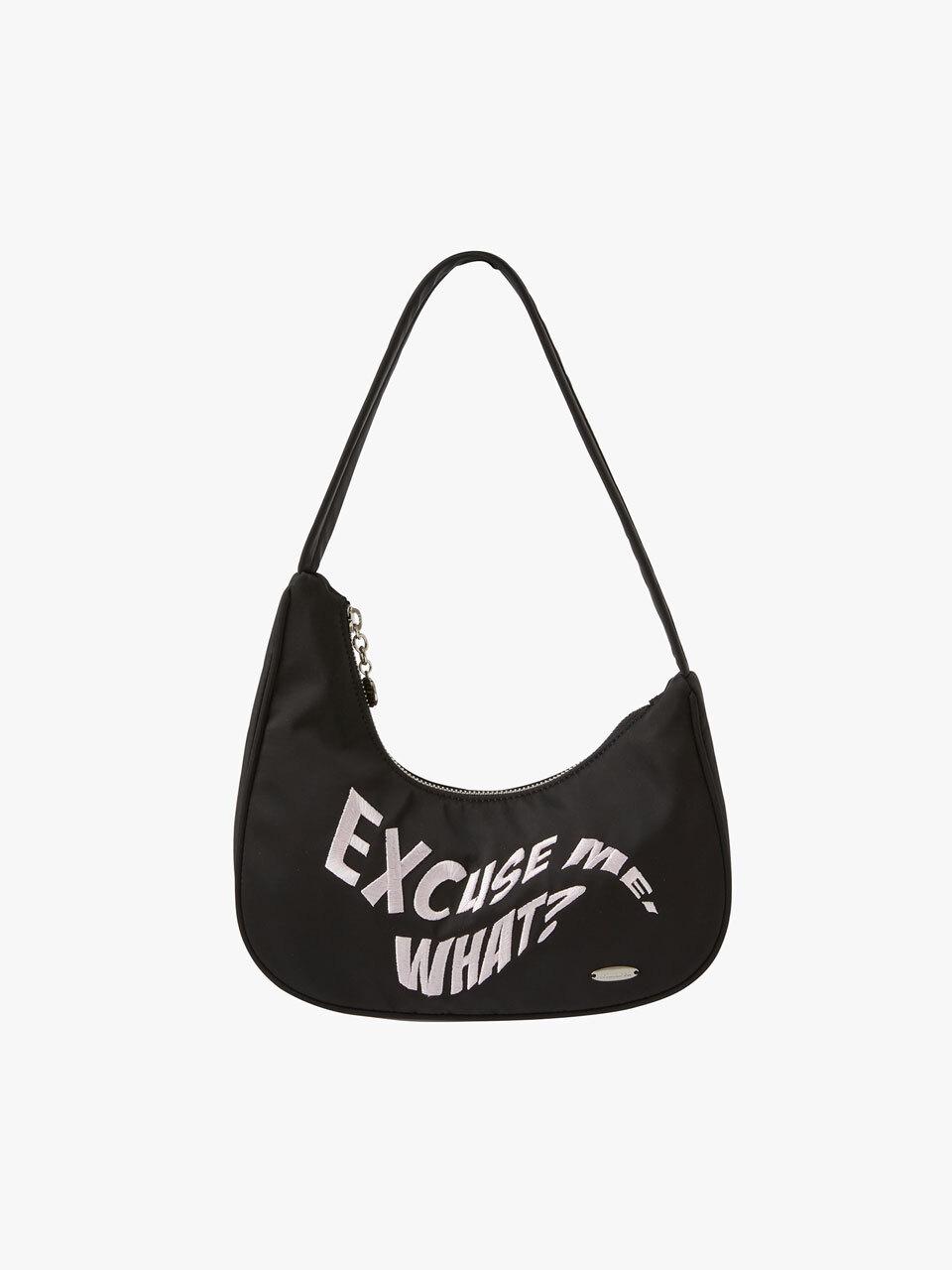trimarch Tri Round Shoulder Bag (E.M.W) [Black & Pink]