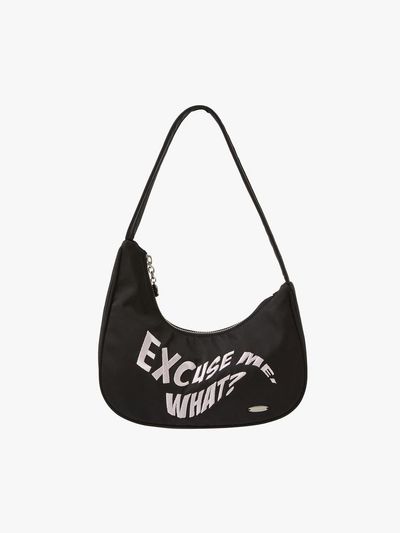 trimarch Tri Round Shoulder Bag (E.M.W) [Black & Pink]