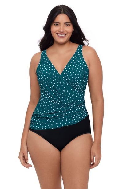Trimshaper Trimshaper Addison Surplice One-Piece Control Swimsuit