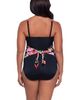 Trimshaper Trimshaper Amy Square Neck Back Tie One-Piece Control Swimsuit - 3