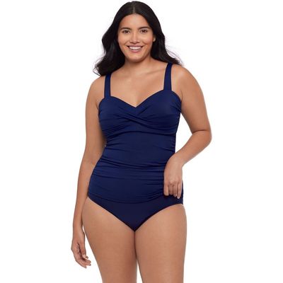 Trimshaper Trimshaper Ava Underwire Tankini Swimsuit Top