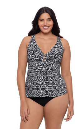 Trimshaper Trimshaper Molly Double Ring Tankini Swimsuit Top
