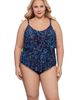 Trimshaper Trimshaper Ronnie 2 Tier Ruffle Tankini Swimsuit Top - 1