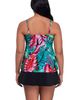 Trimshaper Trimshaper Terri Adjustable Neckline Tankini Swimsuit Top - 3