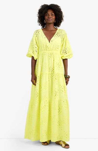 Trina Turk Trina Turk Arco Iris Cotton Eyelet Dress