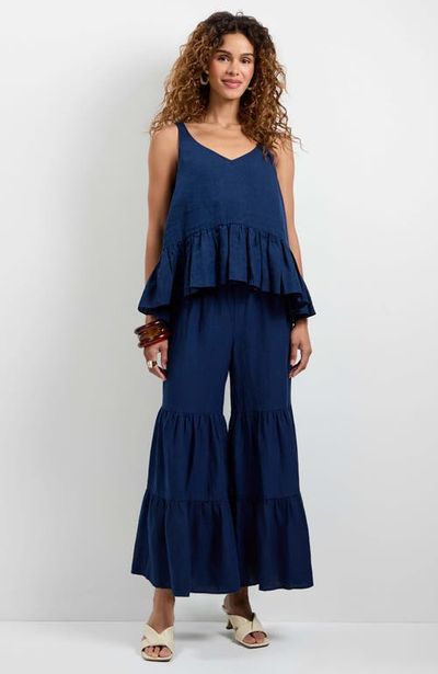 Trina Turk Trina Turk Bosco Tiered Ruffle Top