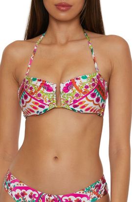Trina Turk Trina Turk Hawaiian Bandeau Bikini Top
