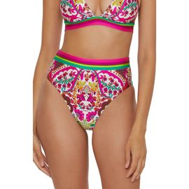 Trina Turk Trina Turk High Waist Bikini Bottoms