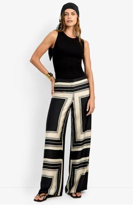 Trina Turk Trina Turk Lanay Scala Print Pant 