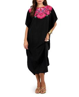 Trina Turk Trina Turk Long Jalani Sautoir Maxi Caftan Dress