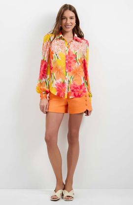 Trina Turk Trina Turk Monte Balloon Sleeve Top
