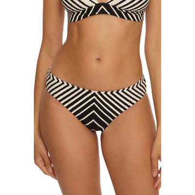 Trina Turk Trina Turk Net Stripe Rib Hipster Bikini Bottoms
