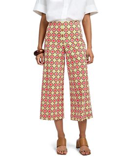 Trina Turk Trina Turk Salerno Print Diona Crop Pant Salerno