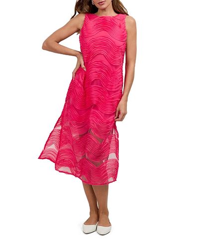 Trina Turk Trina Turk Sleeveless Belisama Organza Midi Dress