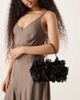 True Decadence True Decadence 3D floral clutch purse in black - 1