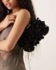 True Decadence True Decadence 3D floral clutch purse in black - 2