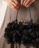 True Decadence True Decadence 3D floral clutch purse in black - 4