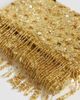 True Decadence True Decadence beaded envelope clutch in gold - 3