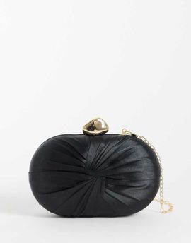 True Decadence True Decadence clutch bag in black satin