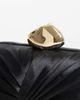 True Decadence True Decadence clutch bag in black satin - 3