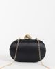 True Decadence True Decadence clutch bag in black satin - 4