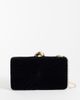True Decadence True Decadence clutch bag in black velvet - 1